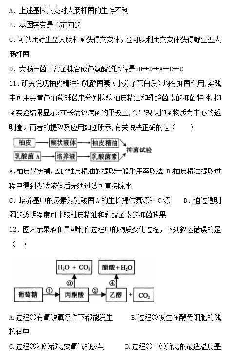 2017年浏阳一中高二下生物阶段测试卷