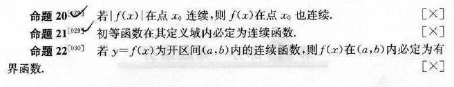 2019考研高数常考查的113个真假命题（1）