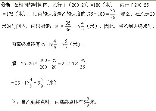 2018长沙五年级奥数知识点详解：行程问题