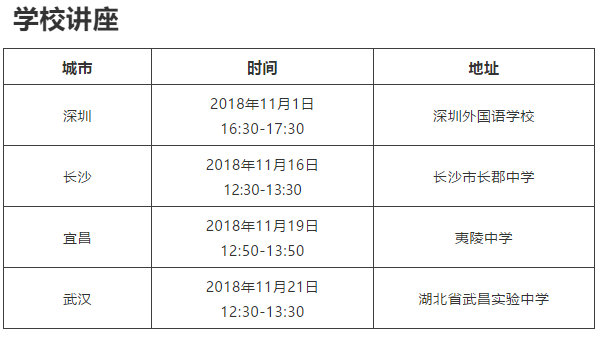 香港大学2019年内地招生宣讲会