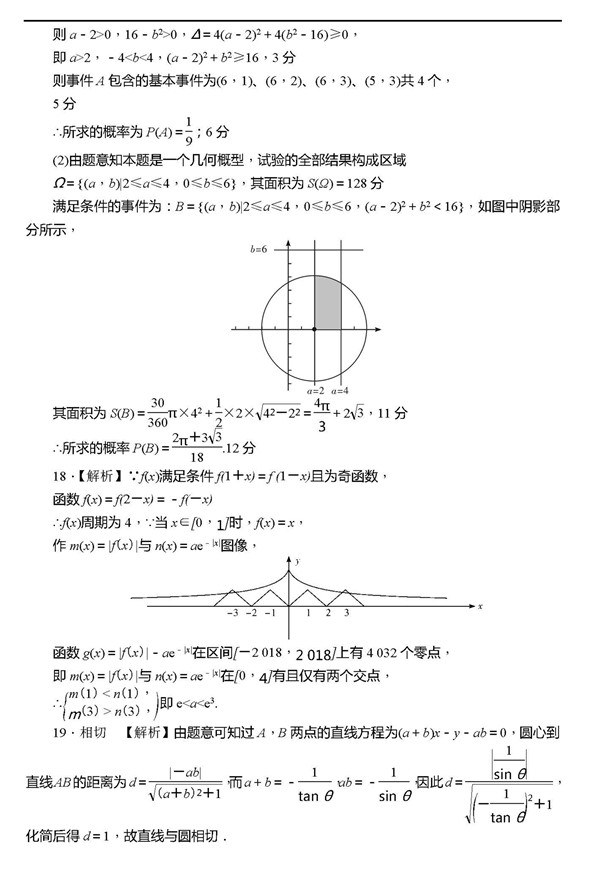 2018年湖南师大附中高一下数学期中试卷