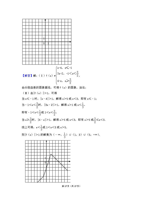 2016年全国卷一高考文科数学真题及答案