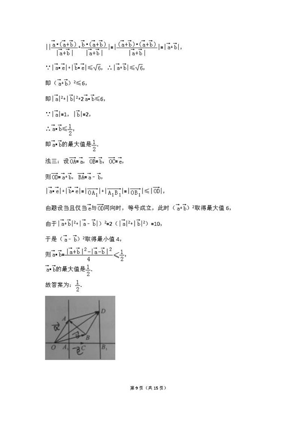 2016年浙江卷高考理科数学真题及答案