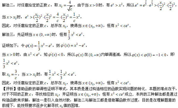 2019高考函数与导数专题备考讲解