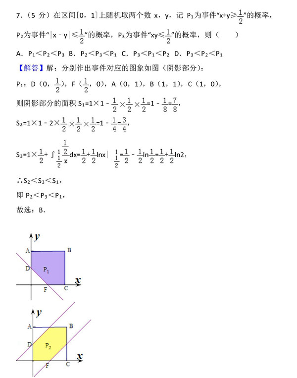 2015年湖北卷高考理科数学真题及答案