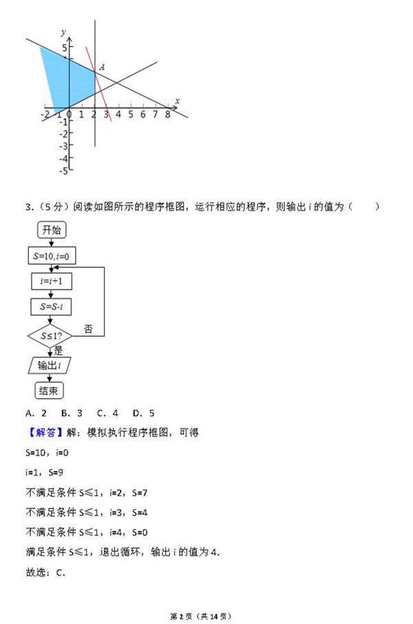 2015年天津卷高考文科数学真题及答案