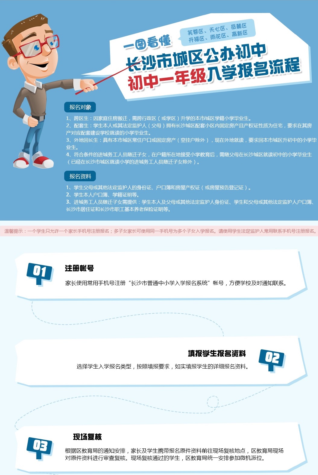 2019湖南长沙小升初报名网站：长沙教育信息网
