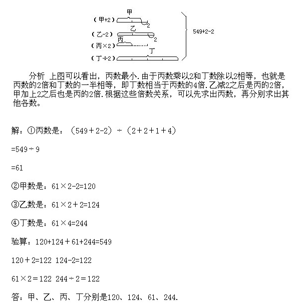 【天天练】2019/4/8-三年级和倍问题（试题及答案）