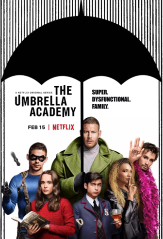 Netflix巨作《伞学院》霸占各大美剧榜单 网友：“美版葫芦娃” 来拯救世界啦!