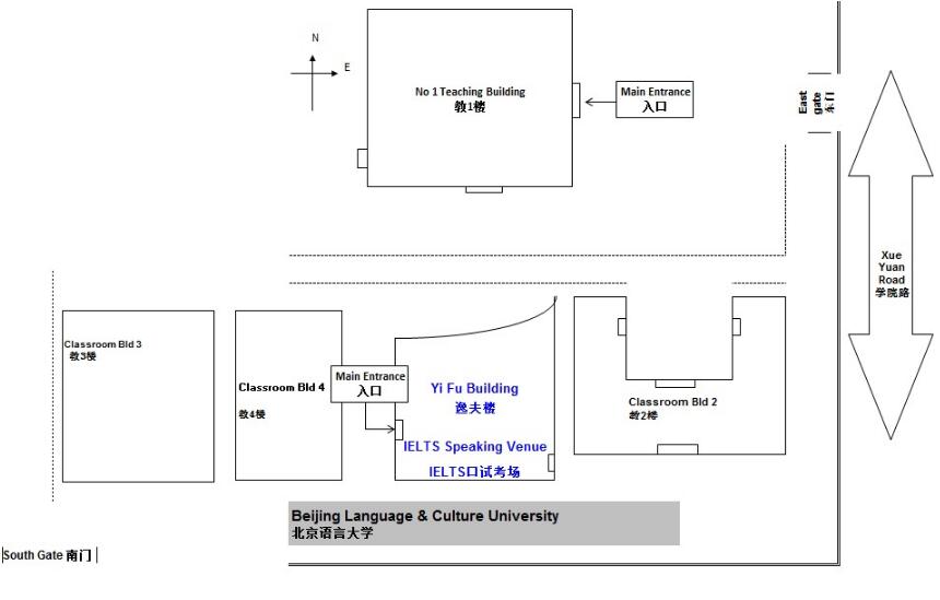 2019年6月1日雅思口语安排--北京语言大学