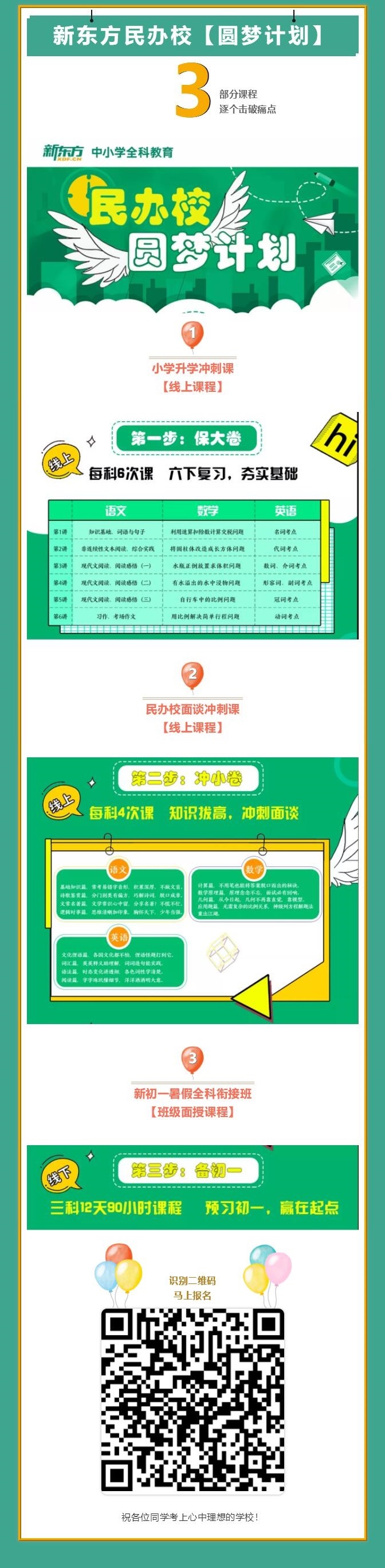 冲刺民办校了