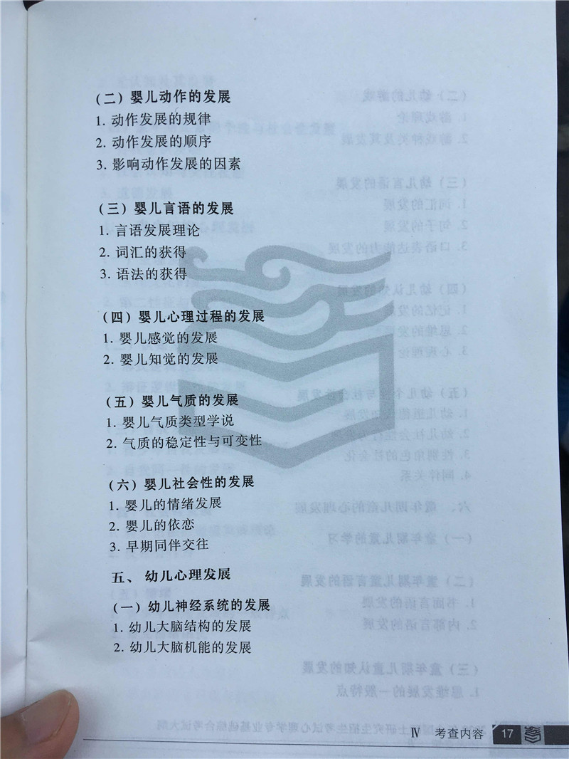 2020考研心理学大纲原文