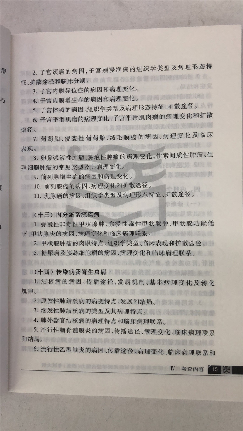 2020考研西医综合大纲原文