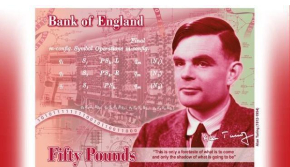 “计算机科学之父”艾伦·图灵成为50英镑新钞人物