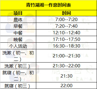 2019长沙中考：部分民办学校作息时间表汇总