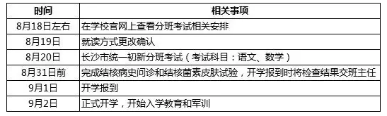 2019长沙：青一麓山等11校初一新生入学安排汇总