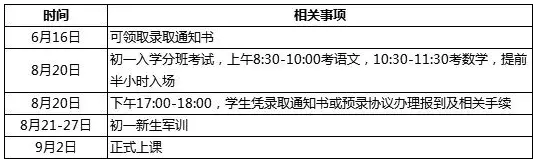 2019长沙：青一麓山等11校初一新生入学安排汇总