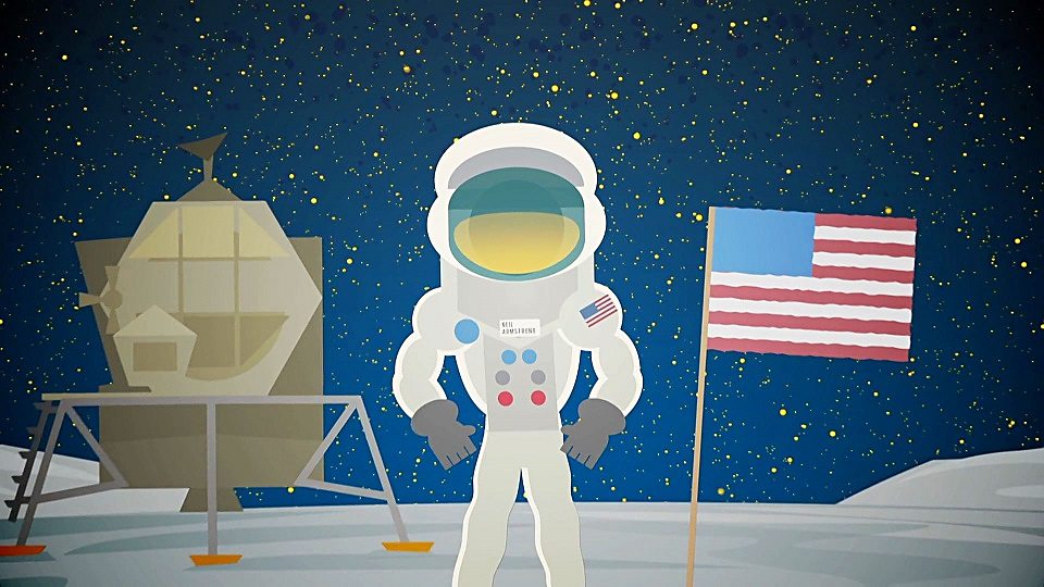 Moon landing: Why was Neil Armstrong first? 为什么阿姆斯特朗是踏上月球的第一人？