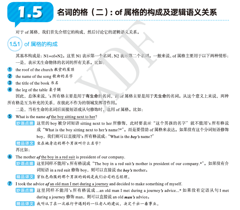 《英语语法新思维初级教程——走近语法(第2版)》：名词的格