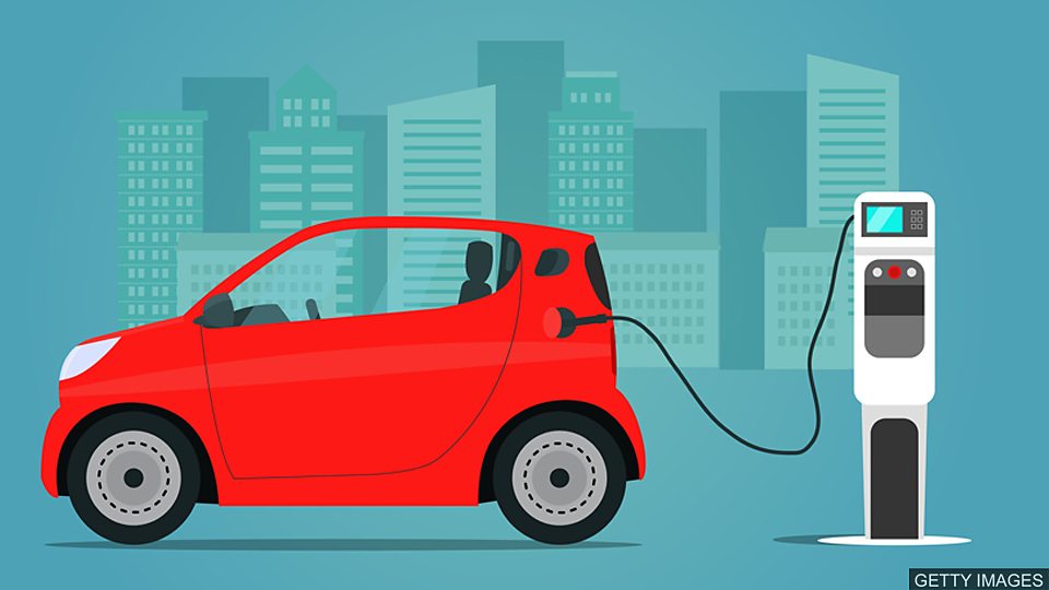 Electric car island 电动汽车岛