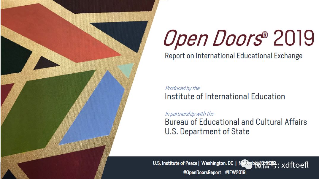 2019美国门户开放报告Open Doors详细数据分析