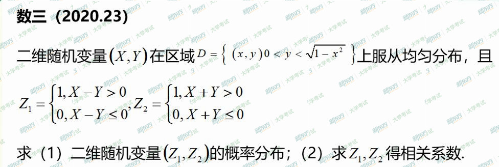 2020考研数学一真题答案完整版