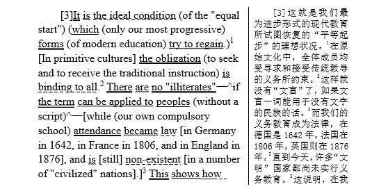 新概念英语第四册课文详解：Lesson 33 Education 教育 （带译文）