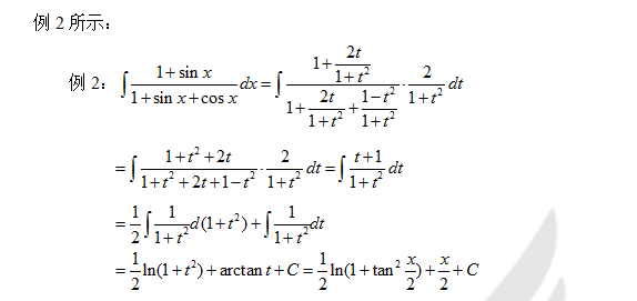 2021考研数学高数：一类三角有理函数的通用解法