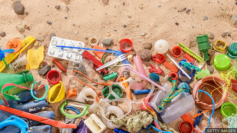 The worldwide plastic problem 遍及全球的塑料污染问题