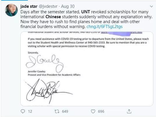 公派留学生,美一大学驱逐所有中国公派留学生
