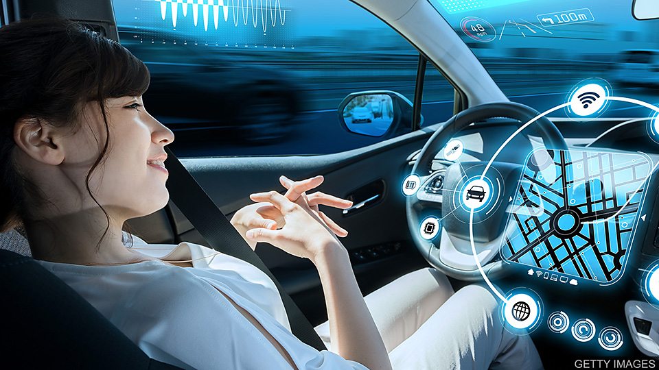 Driverless cars to be on UK roads? 英国或将批准无人驾驶汽车上路