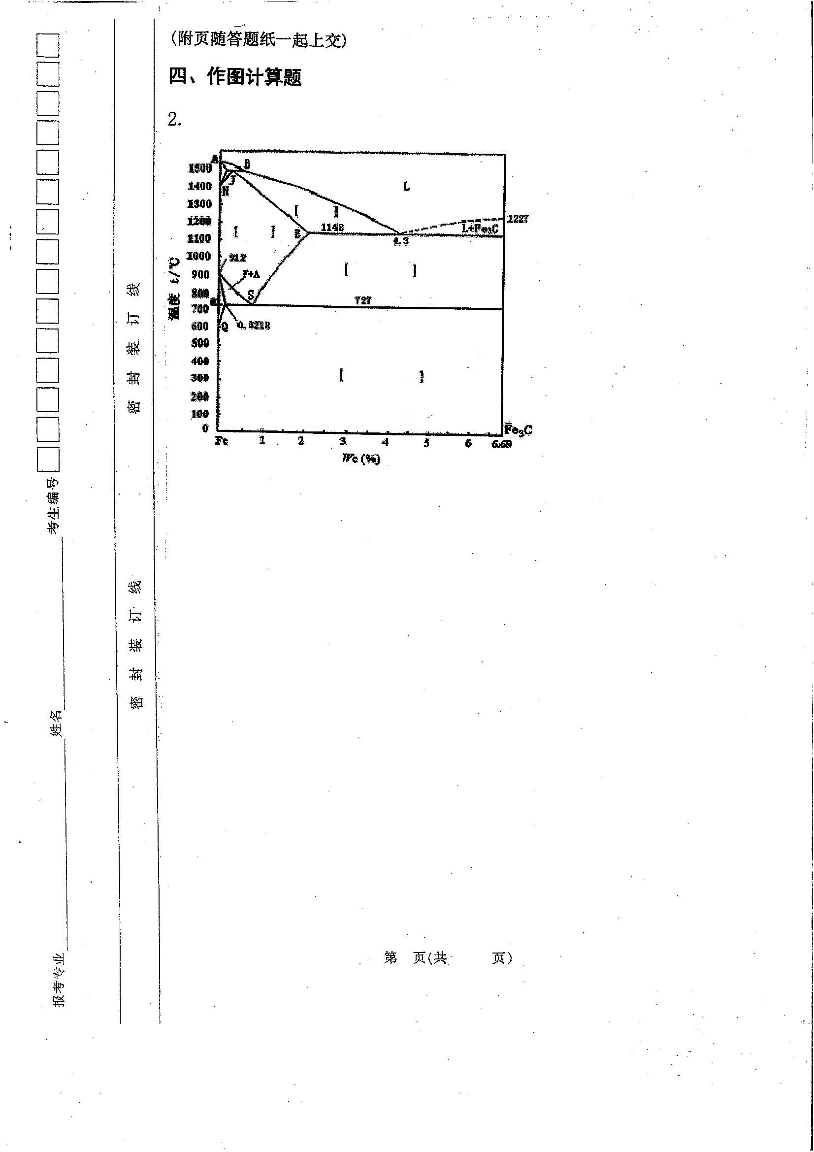 838-材料科学基础（机械）2020年考研初试试卷真题（扬州大学）