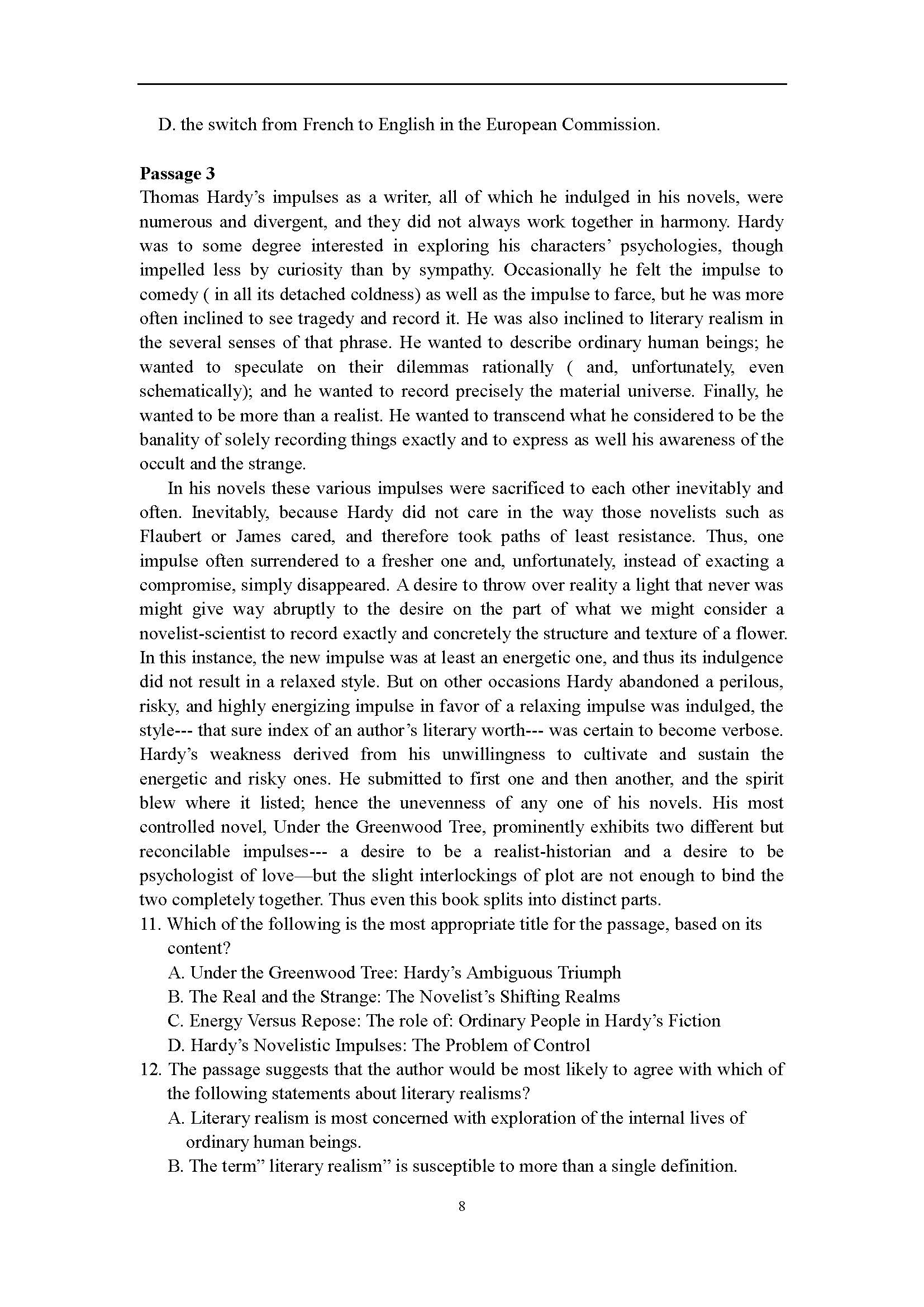 642基础英语2016年考研初试试卷真题（青岛大学）