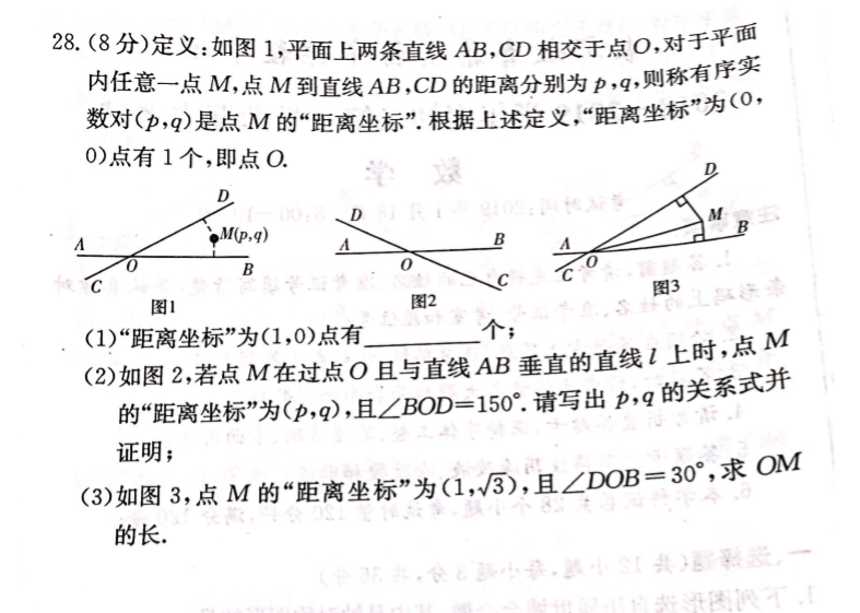 长郡集团八年级上学期期末考试数学试卷