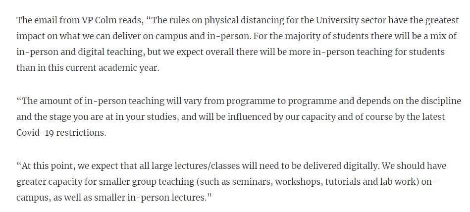 多所英国大学秋季开学政策更新！