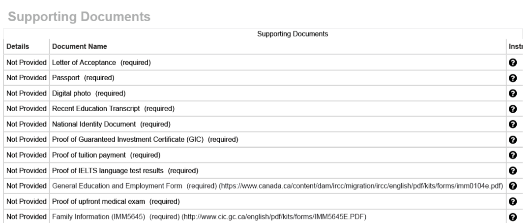 加拿大学生签证网签申请的注意事项