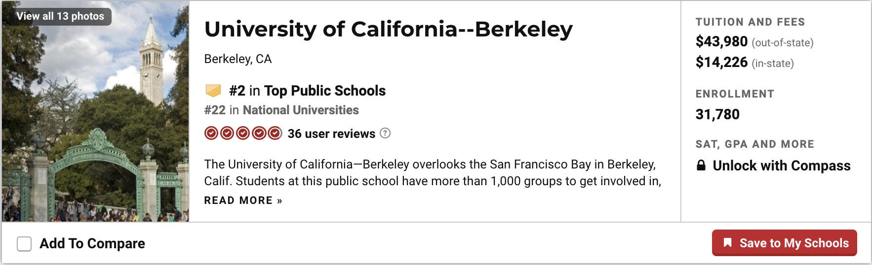 除了UC系，你还知道几所美国公立大学？