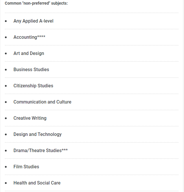 【注意】英国 G5“不欢迎”的 A-level 选课有哪些？
