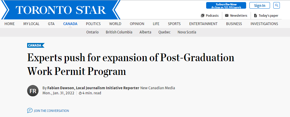 加拿大毕业工签将面临改革？降低申请门槛，扩大授予标准？