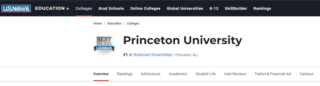 普林斯顿PK哈佛大学，你会怎么选？