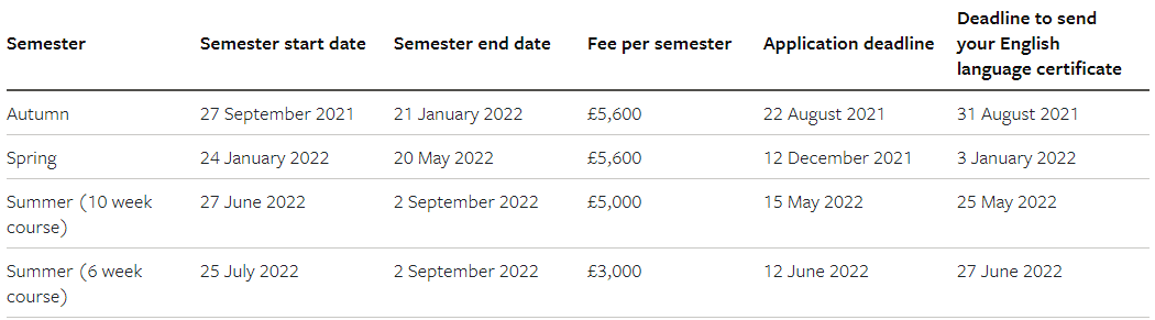 【英国留学】多所英国院校语言班已开放申请