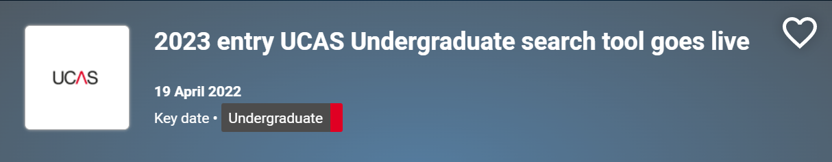 【注意】最新！2023年入学UCAS本科申请时间表更新！