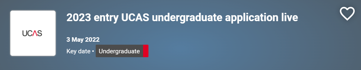 【注意】最新！2023年入学UCAS本科申请时间表更新！