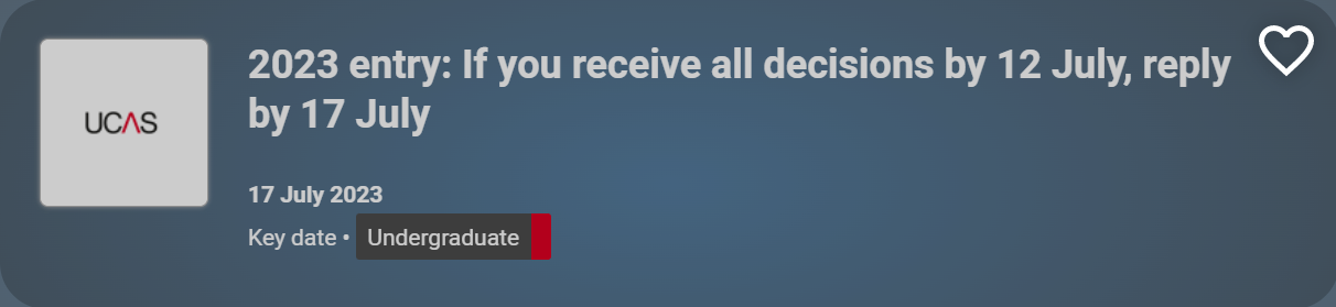 【注意】最新！2023年入学UCAS本科申请时间表更新！