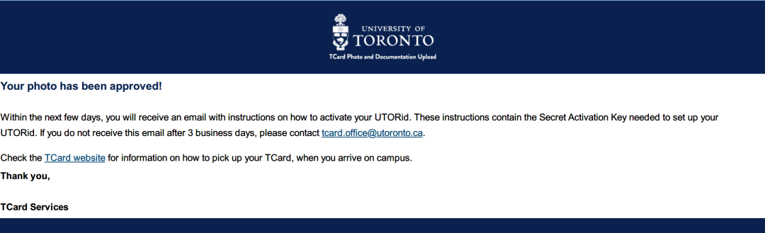 多伦多大学2022年Tcard激活教程来啦！
