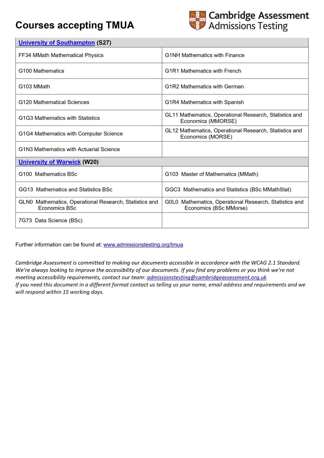 【重要通知】剑桥大学宣布，本科接受这项考试！