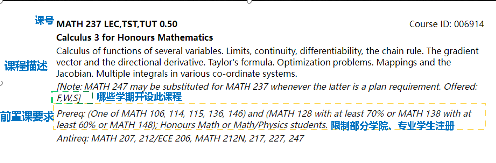 加拿大滑铁卢大学选课全攻略