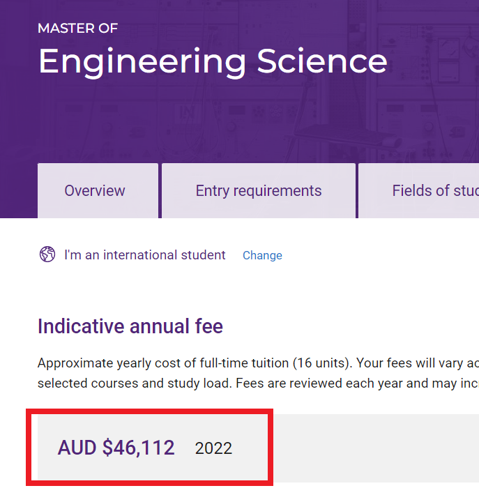 【留学费用】涨学费了，昆士兰大学官方公布2023年学费上涨！