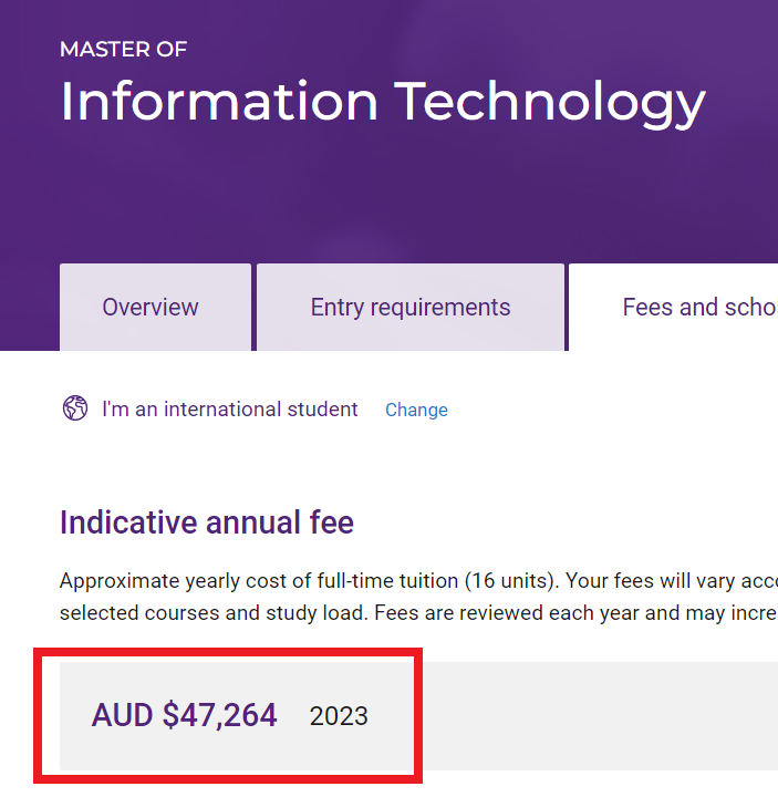 【留学费用】涨学费了，昆士兰大学官方公布2023年学费上涨！