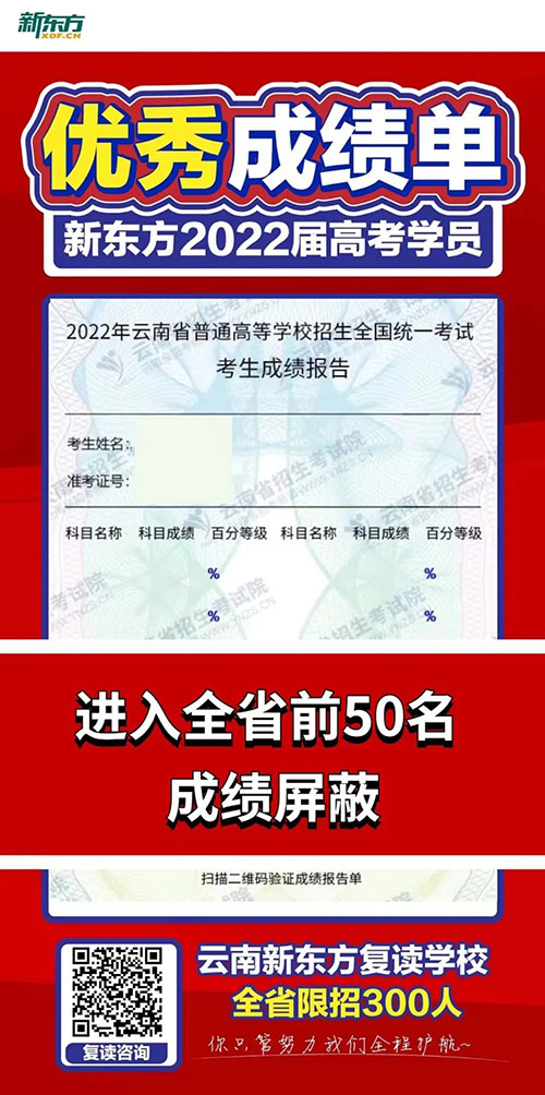 云南新东方2022年高考简报